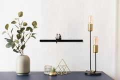 By Your Side 12/25 - Sculpture murale contemporaine figurative en bronze et en métal