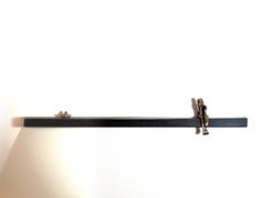 Ithaca- bronze mural contemporary figurative man sculpture