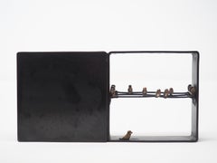 "True to Oneself" figurative bronze wall sculpture be yourself self esteem love