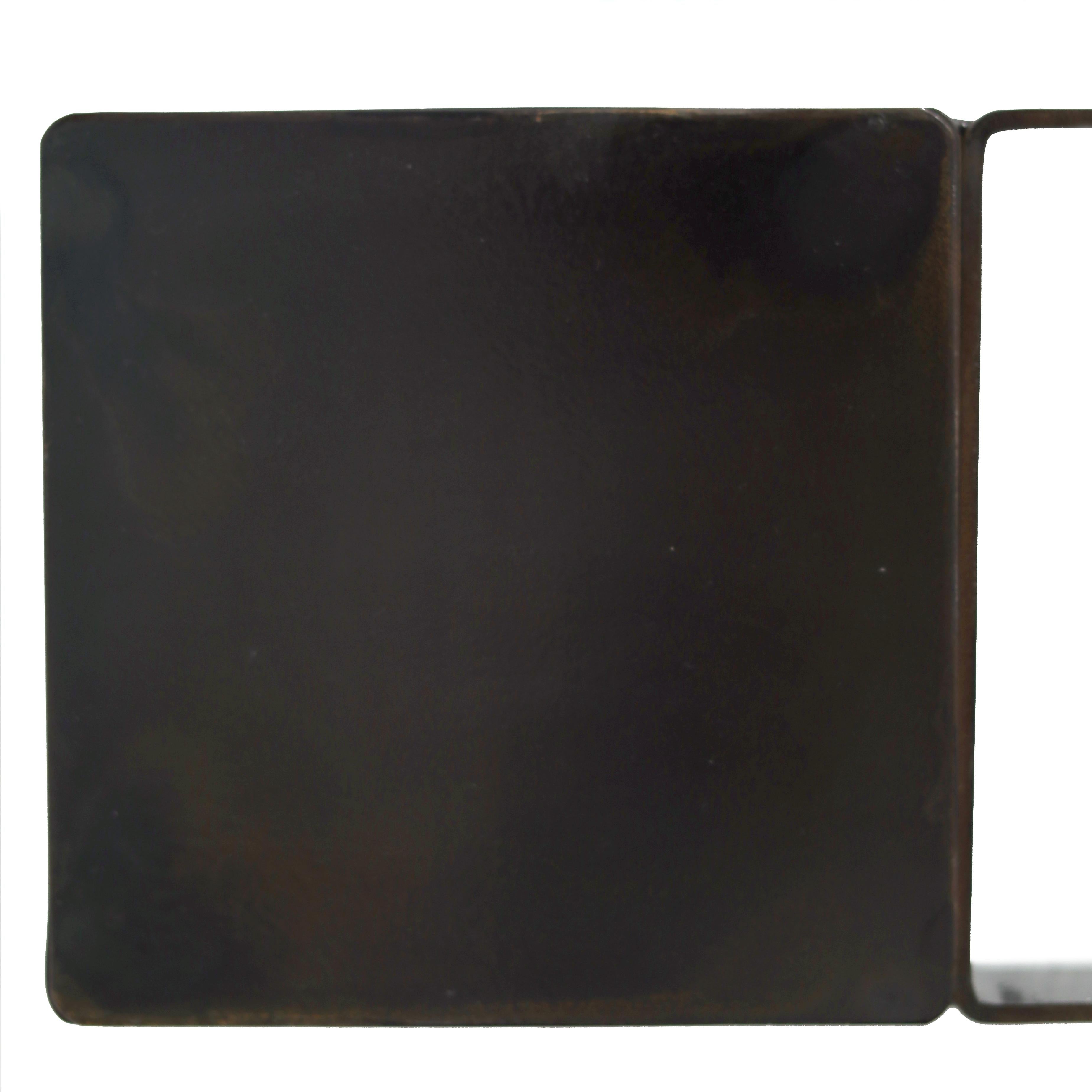 Unfolding Dreams - Modern Figurative Bronze Iron Metal Wall-Mounted Sculpture en vente 4