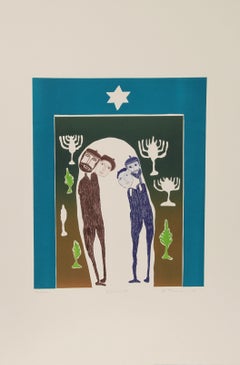 Bíblica III, aguafuerte folclórico de Mireille Kramer
