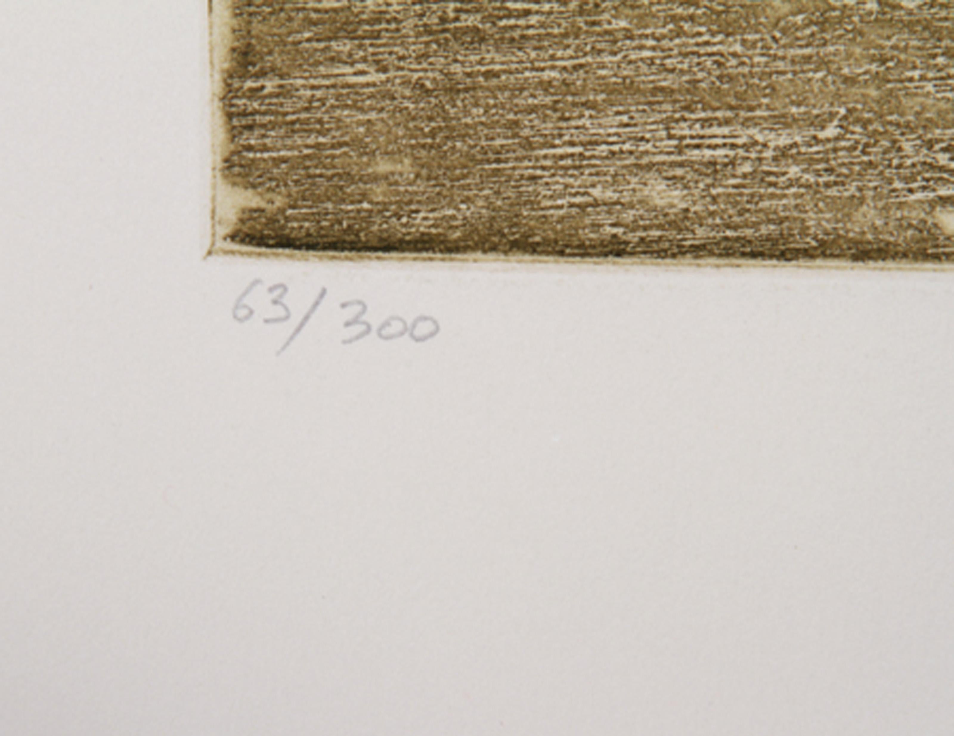 Oiseaux, fleurs IV, gravure d'art populaire de Mireille Kramer en vente 1