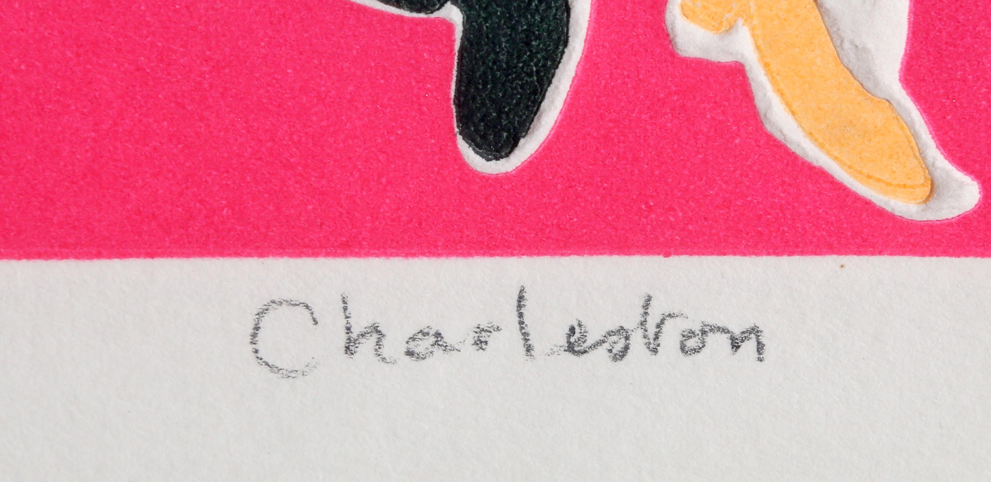 Charleston, Folk Art Aquatint Etching by Mireille Kramer For Sale 3