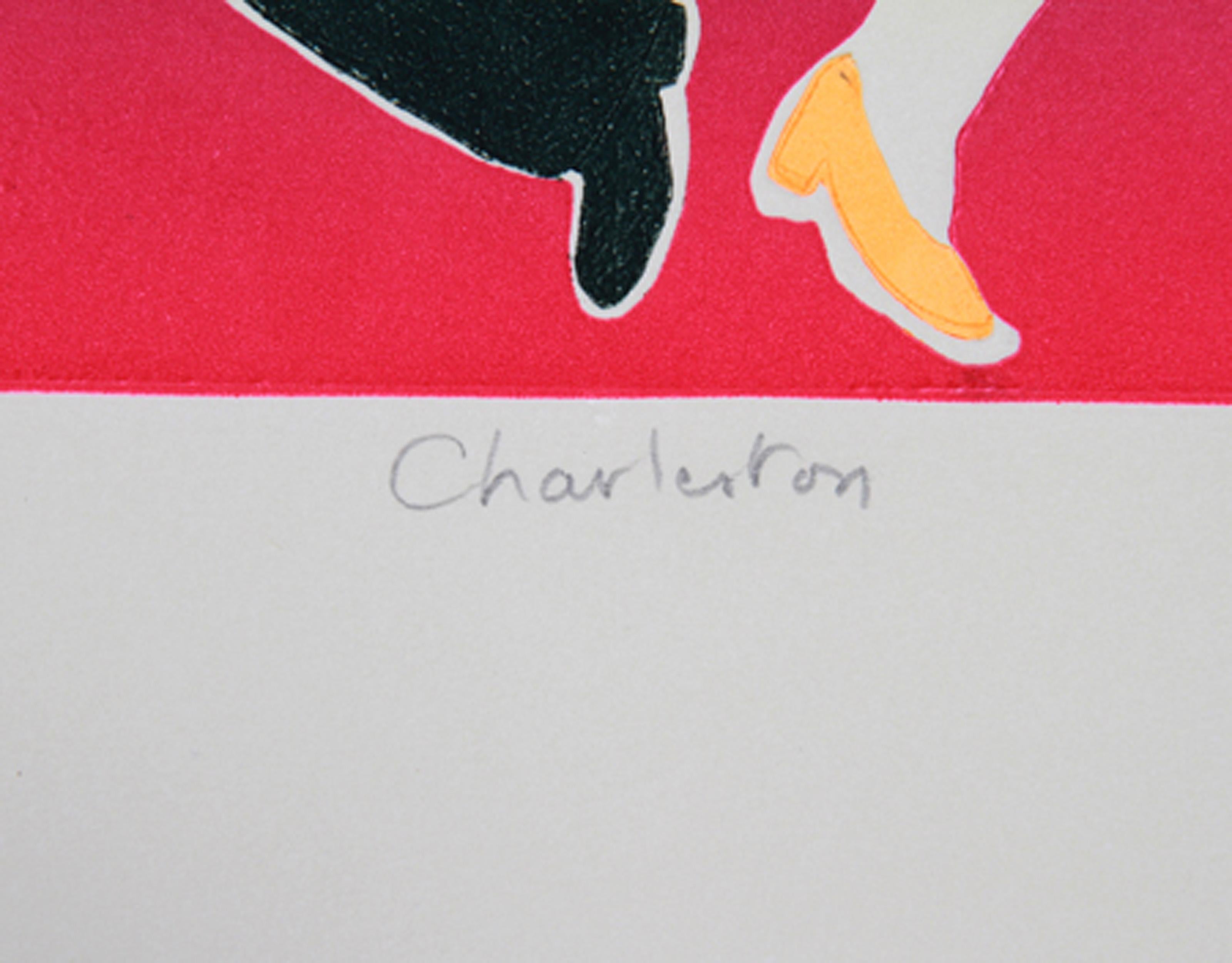 Charleston, Folk Art Etching by Mireille Kramer For Sale 3