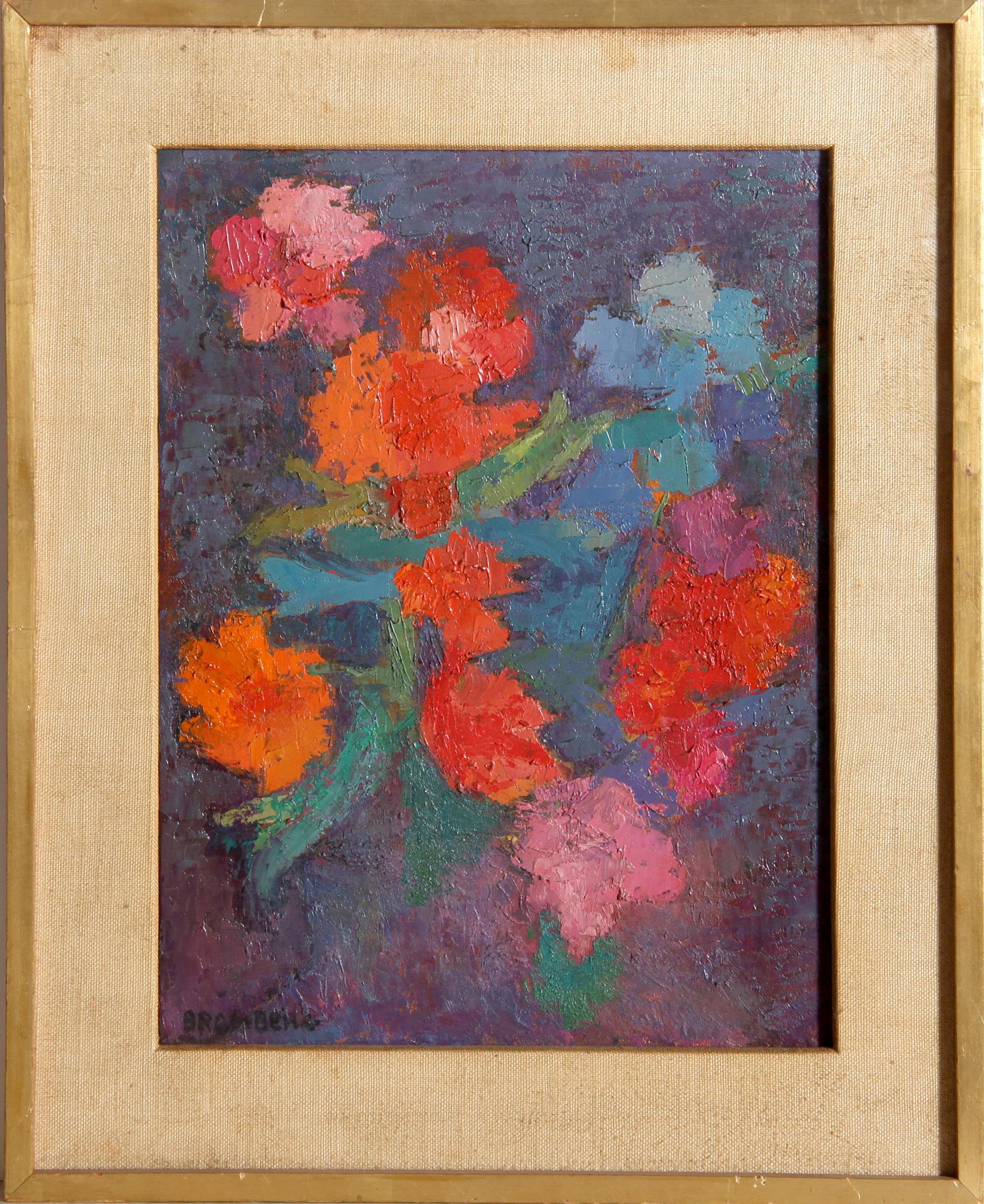 Ramo de flores multicolor

Miriam Bromberg

Fecha: hacia 1970
Óleo sobre lienzo
Tamaño: 40,64 x 30,48 cm (16 x 12 pulg.)
Tamaño del marco: 21 x 17 pulgadas