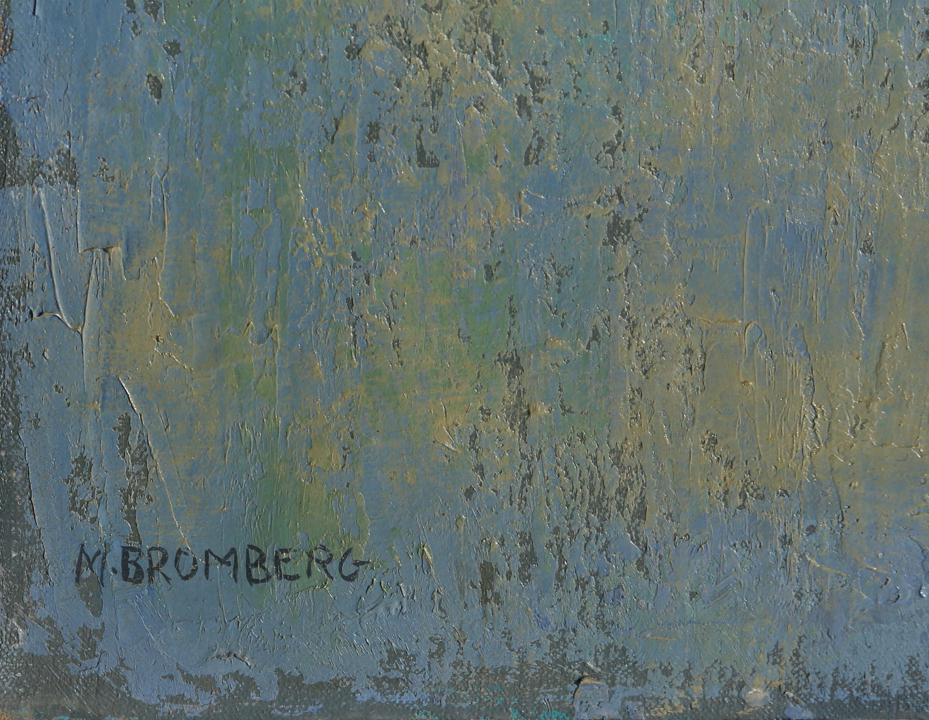 Multicolor Flowers VI, Modern Oil Painting by Female Artist Miriam Bromberg For Sale 2
