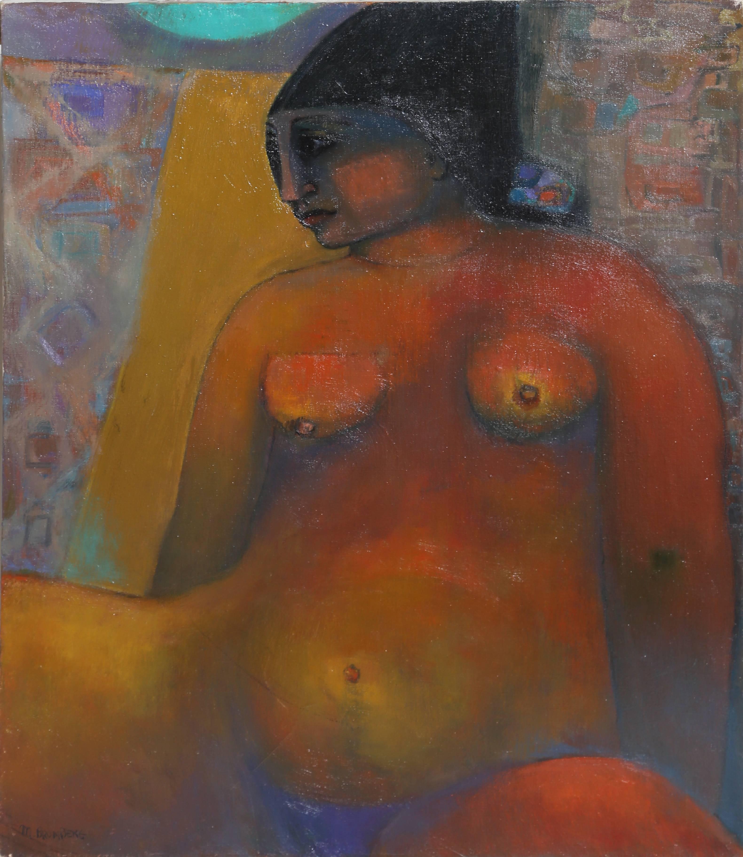 Nude, Oil Painting on Canvas by Miriam Bromberg