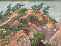 Southern California Impressionist Landscape - listed artist Miriam Thornber 1934