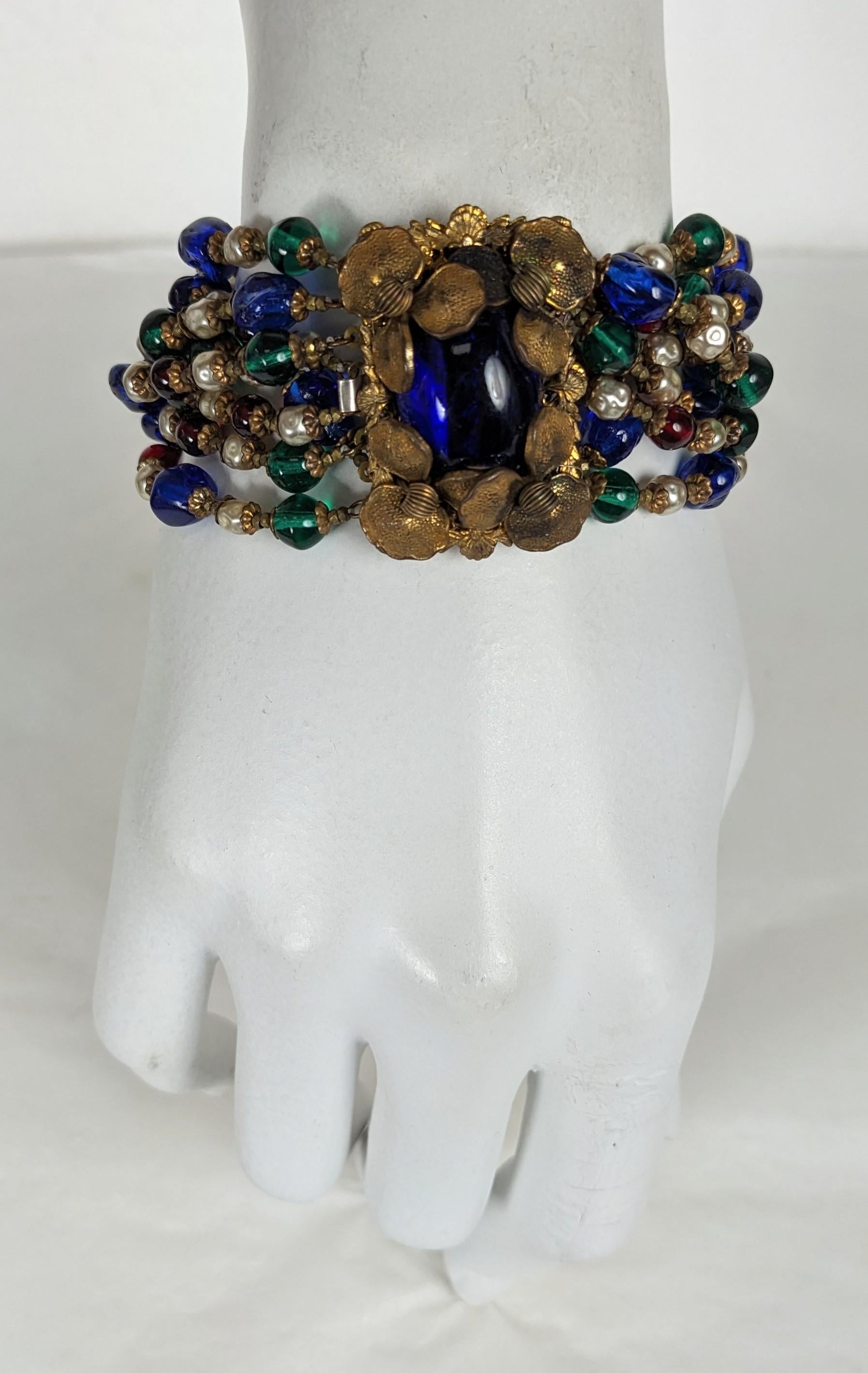 Miriam Haskell - Bracelet de perles élaboré en vente 2