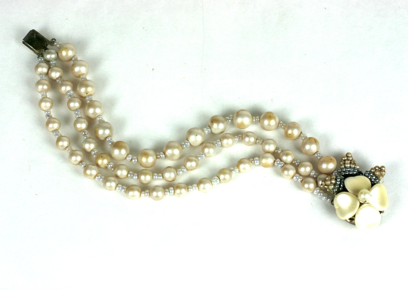 Miriam Haskell Freshwater Pearl Bracelet 1