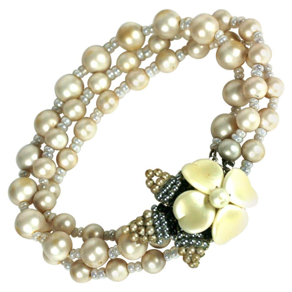 Miriam haskell pearl bracelet Clearance