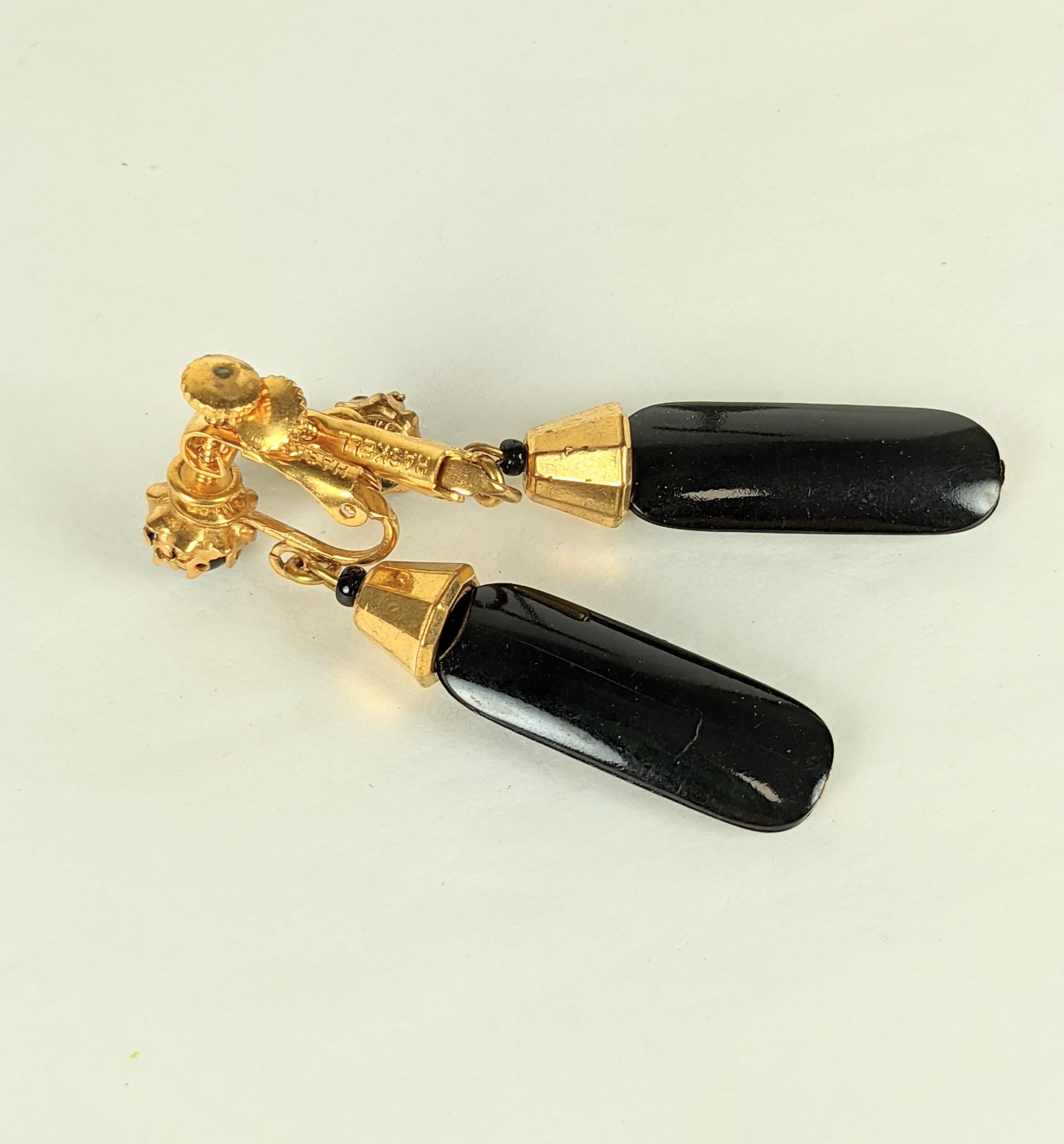 jet drop earrings