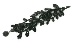 Bracciale con petali di getto a più fili di Miriam Haskell