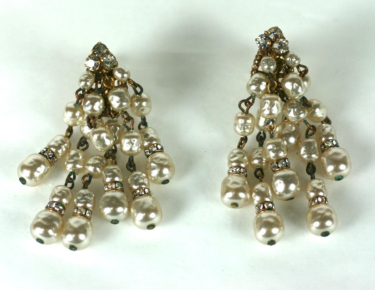 miriam haskell pearl earrings