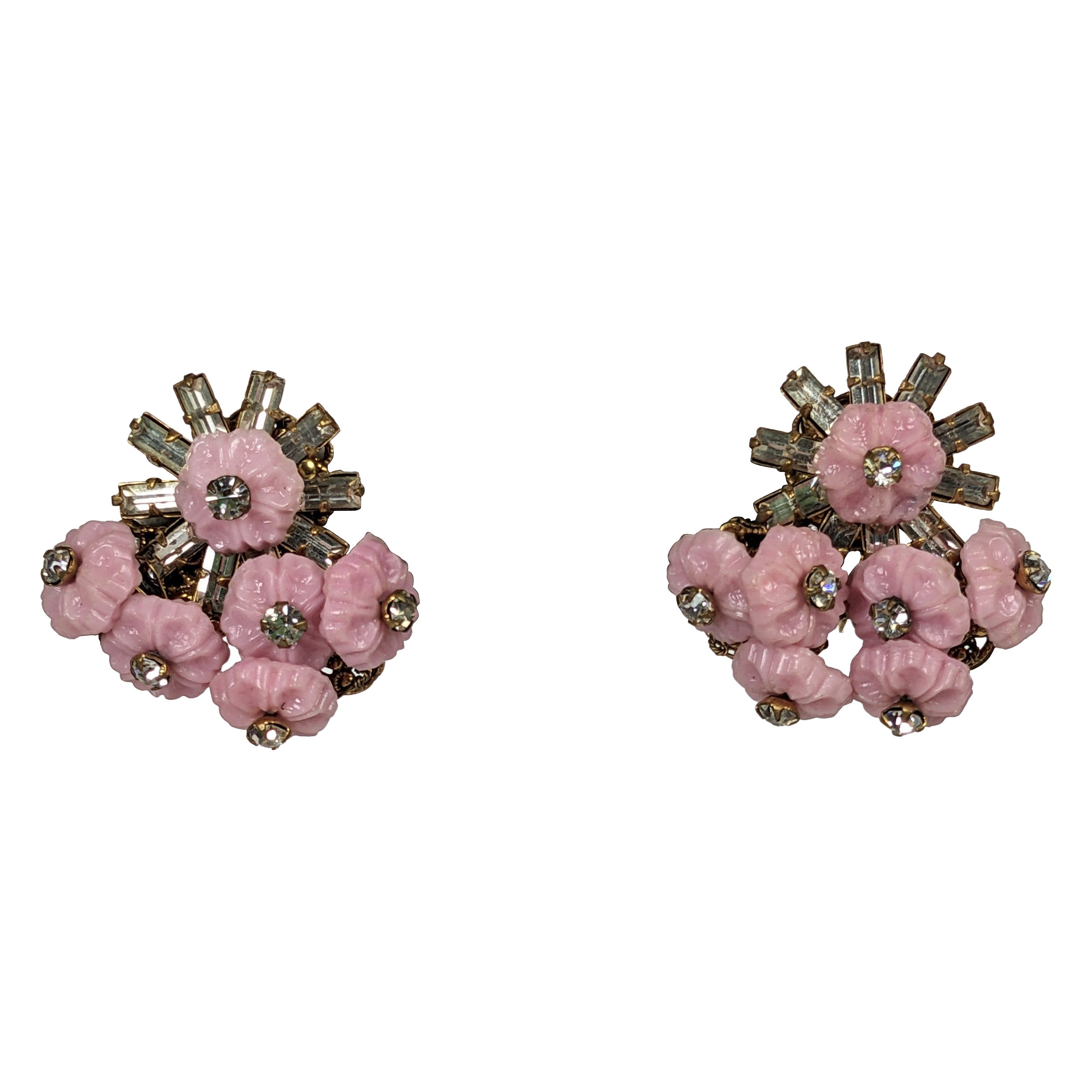 Miriam Haskell Clip-on Earrings
