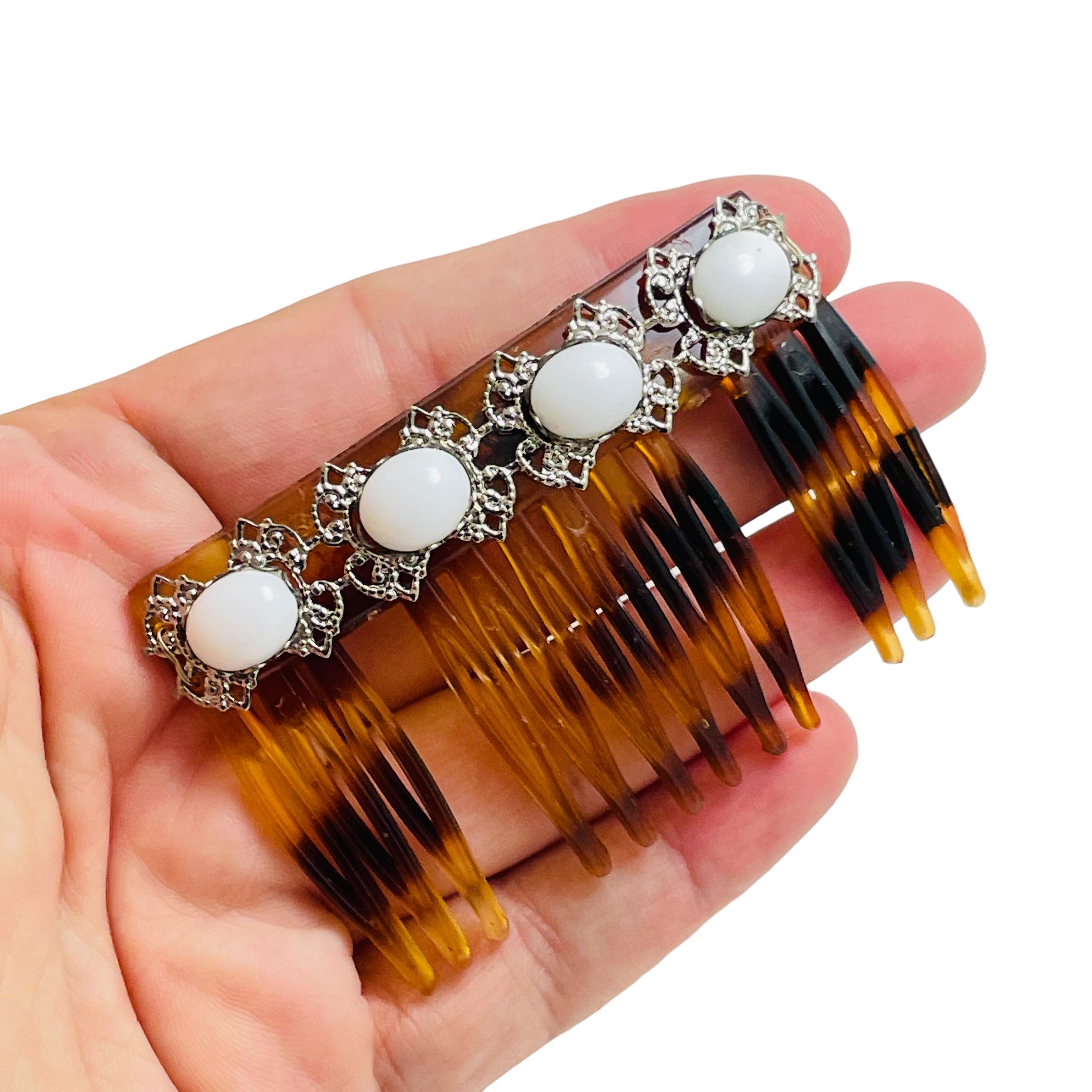 Peigne à cheveux vintage signé MIRIAM HASKELL Pour femmes en vente