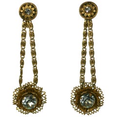 Miriam Haskell Victorian Revival Earclips