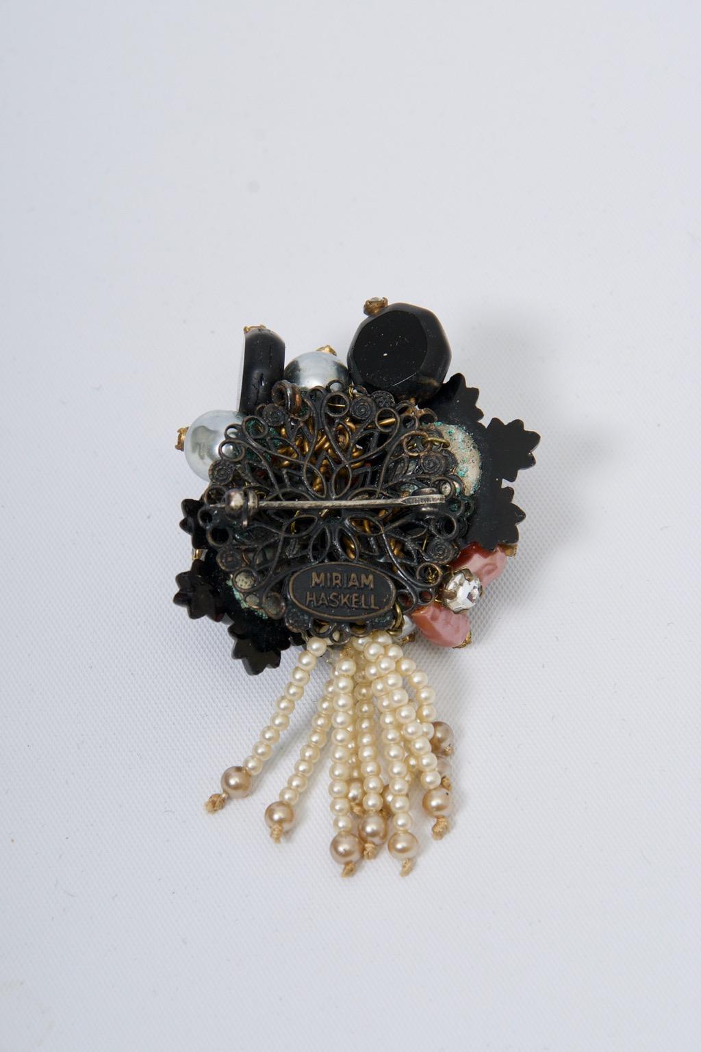 Miriam Haskell Broche vintage en vente 1