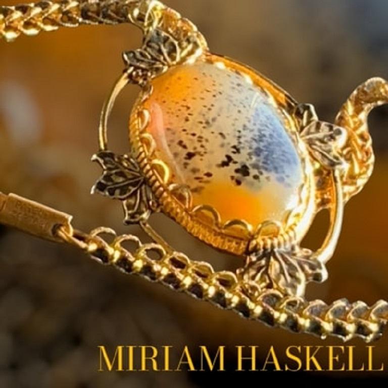 MIRIAM HASKELL vintage necklace In Good Condition For Sale In BÈGLES, FR