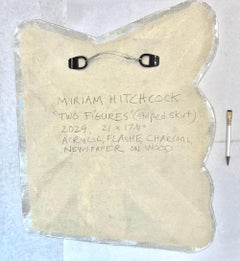 Two Figures (Striped Skirt)