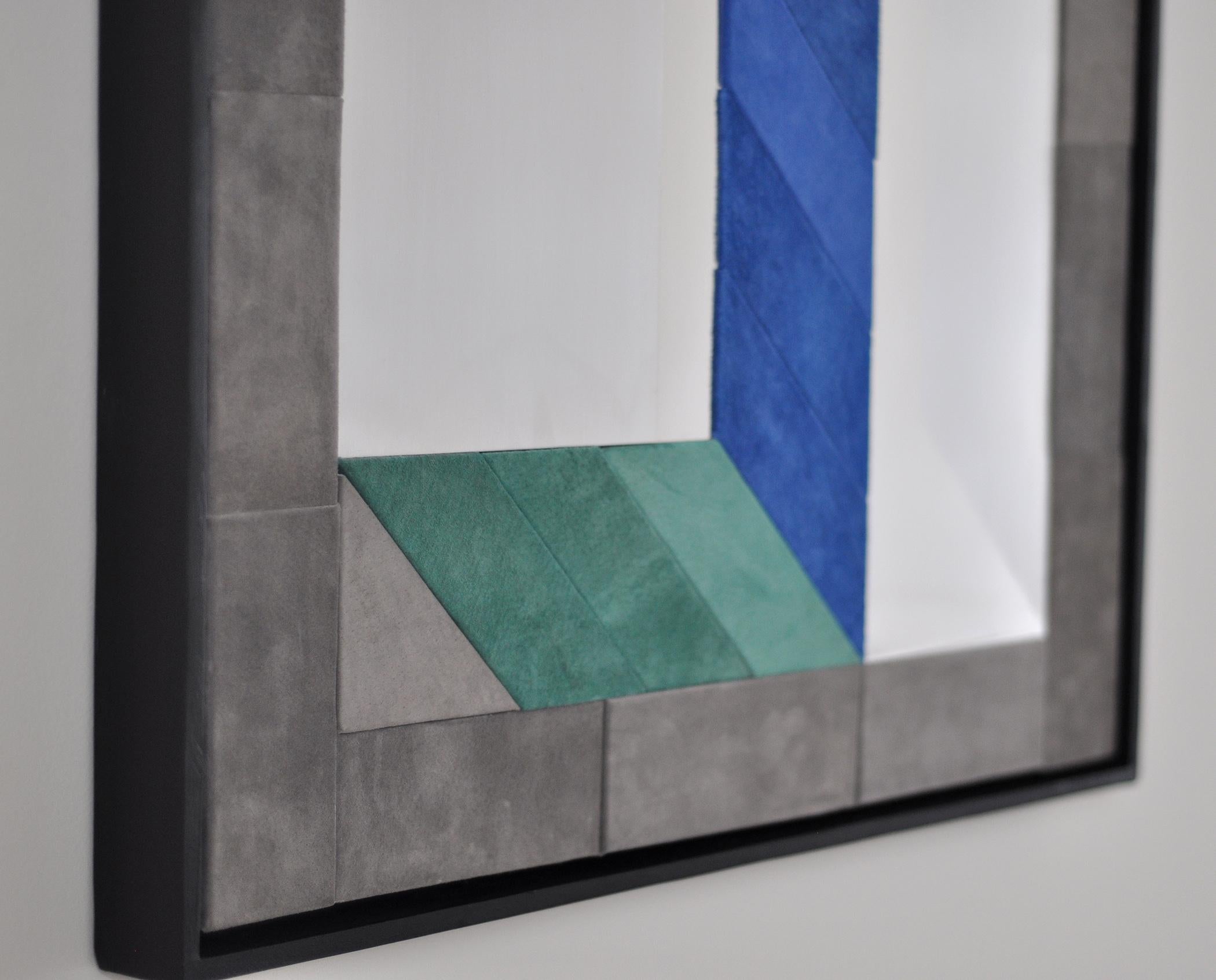 Miriam Loellmann, Innere Harmonie, contemporary geometric artwork, framed For Sale 9