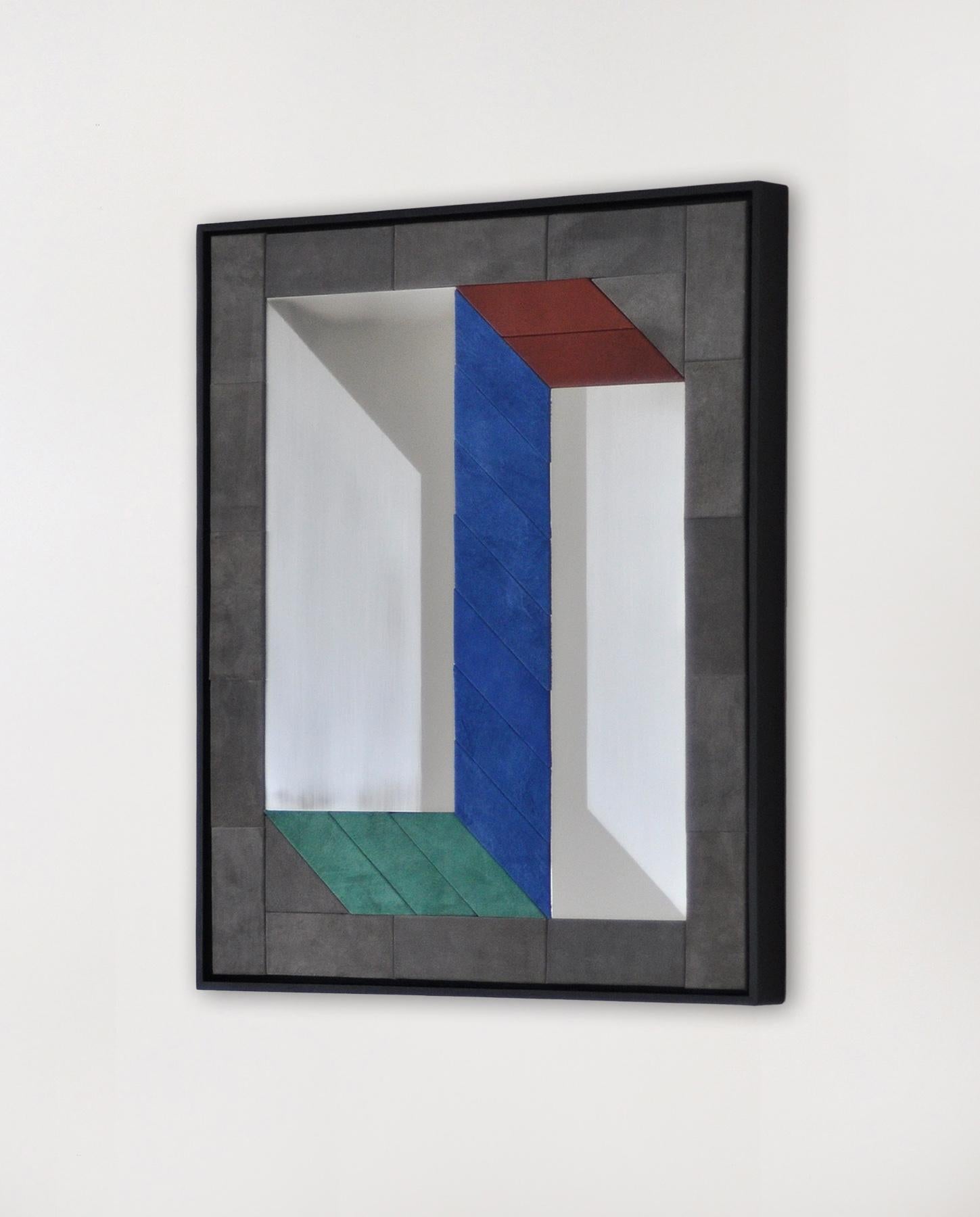 Miriam Loellmann, Innere Harmonie, contemporary geometric artwork, framed For Sale 2