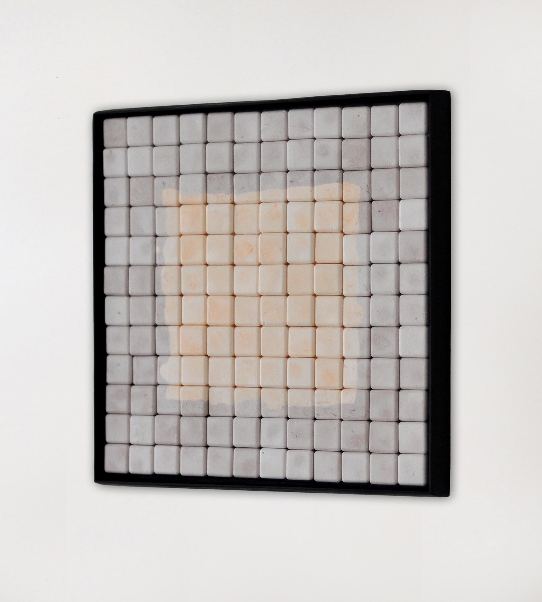 Miriam Loellmann, minimal, contemporary artwork, mixed media, framed For Sale 1
