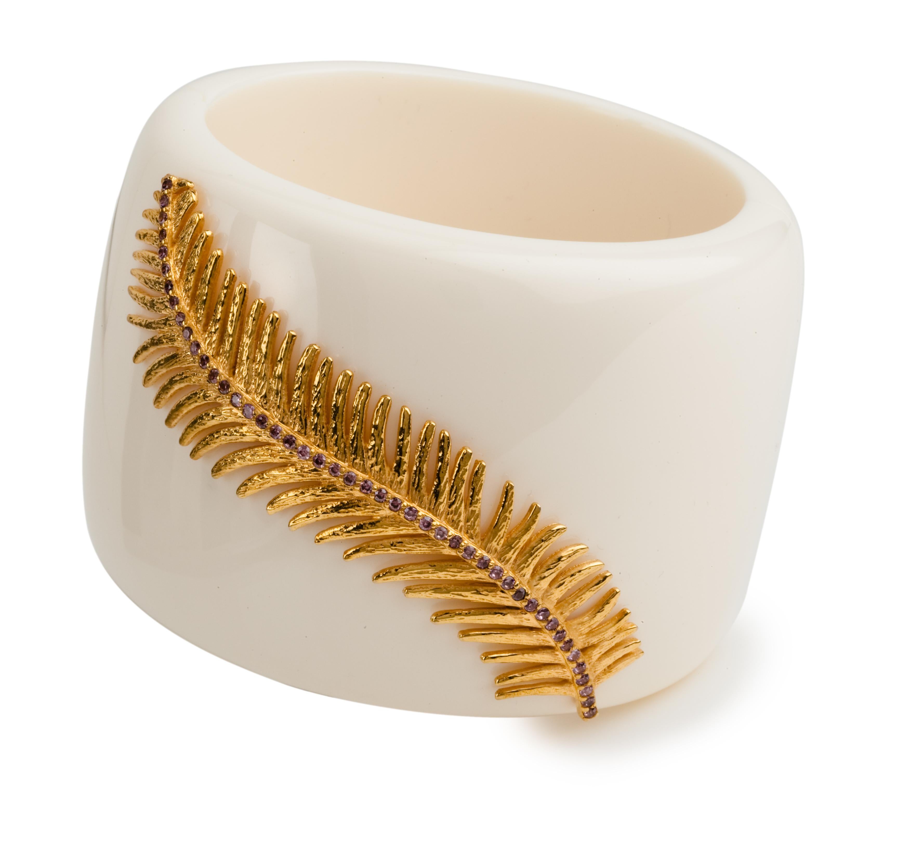 Miriam Salat Art Deco Feather Cuff 2