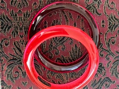 Brazalete de verano Miriam Salat Candy Resina translúcida y plata de ley