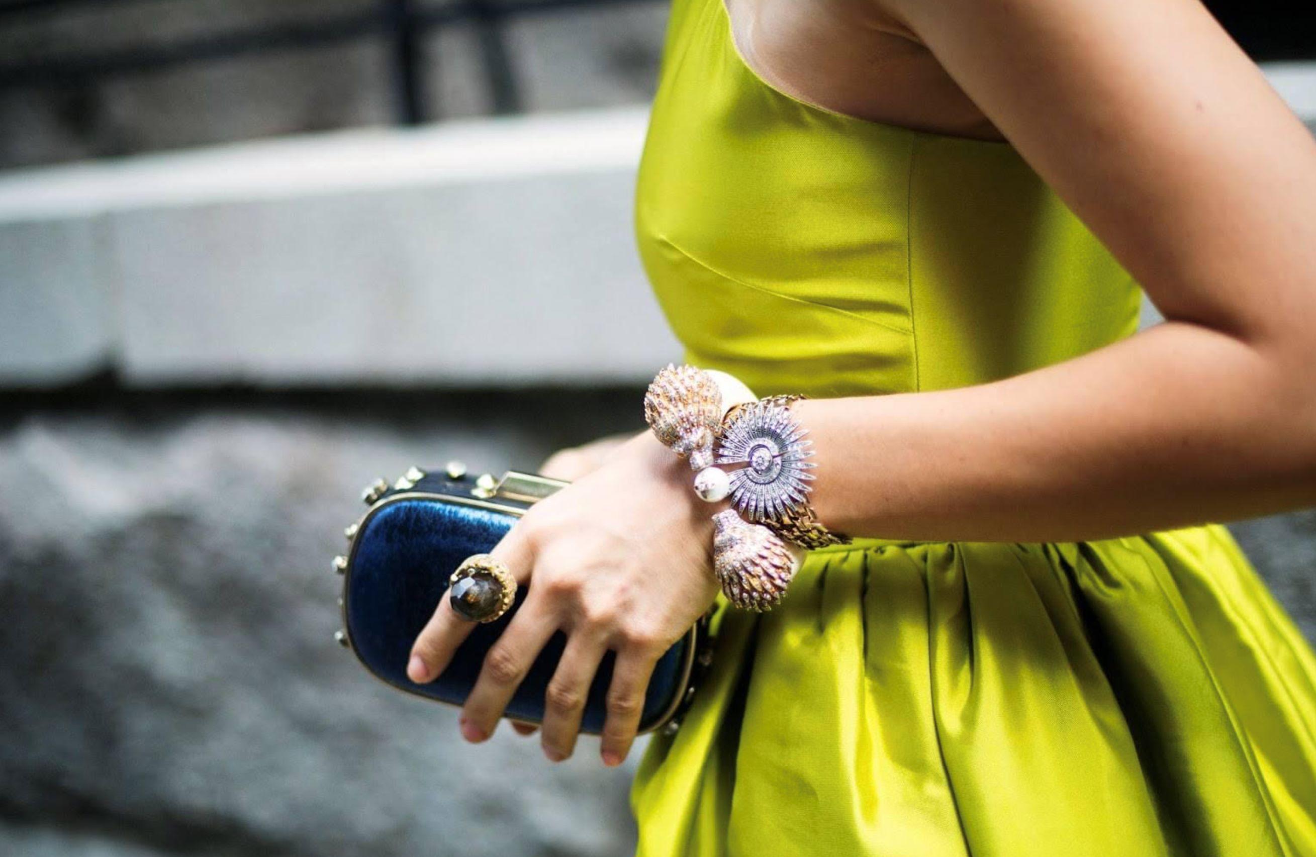Miriam Salat “St Tropez” multi color translucent Resin & White Topaz Ring For Sale 4