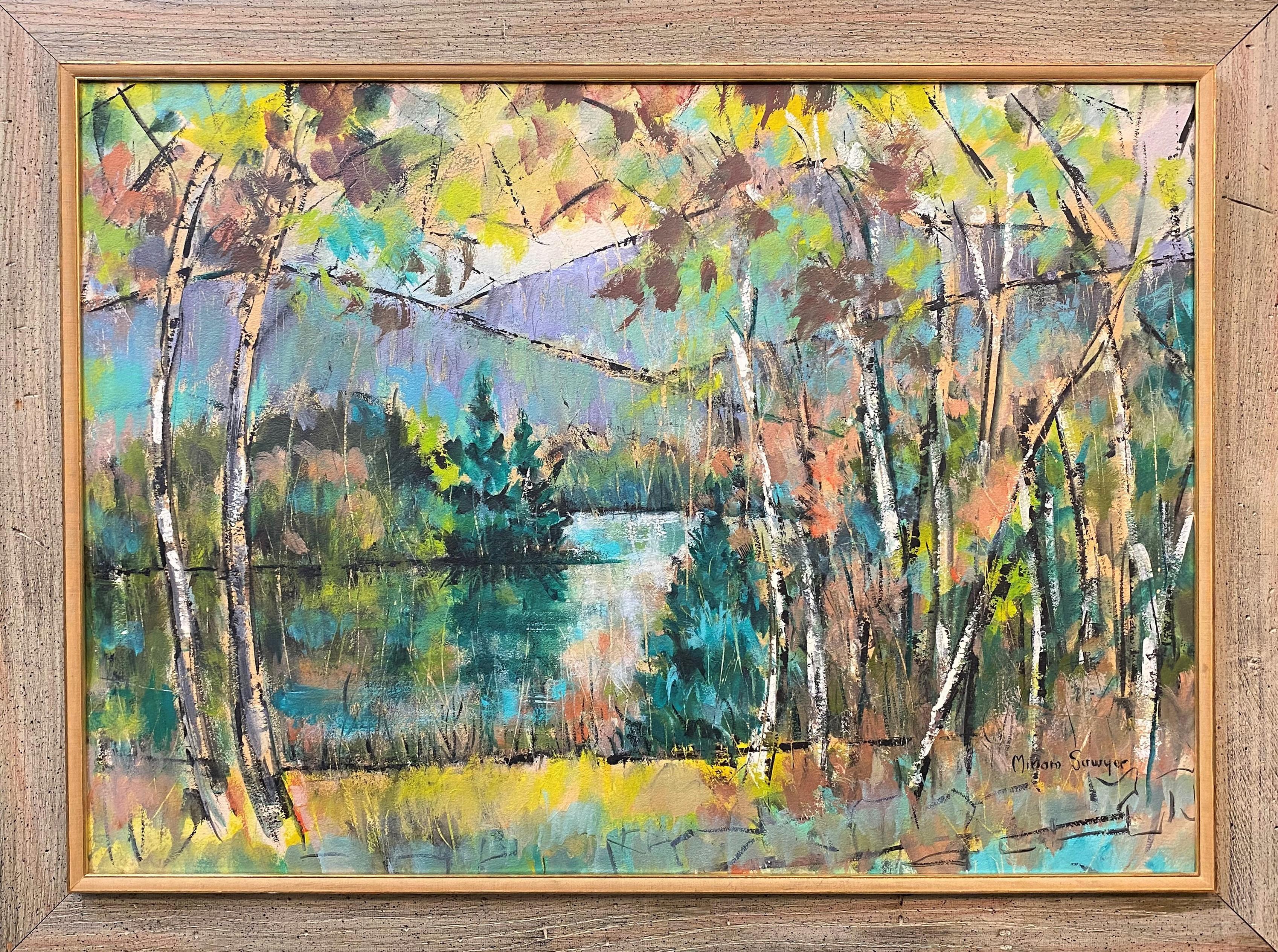 Miriam Sawyer Landscape Painting - Chocorua Pond