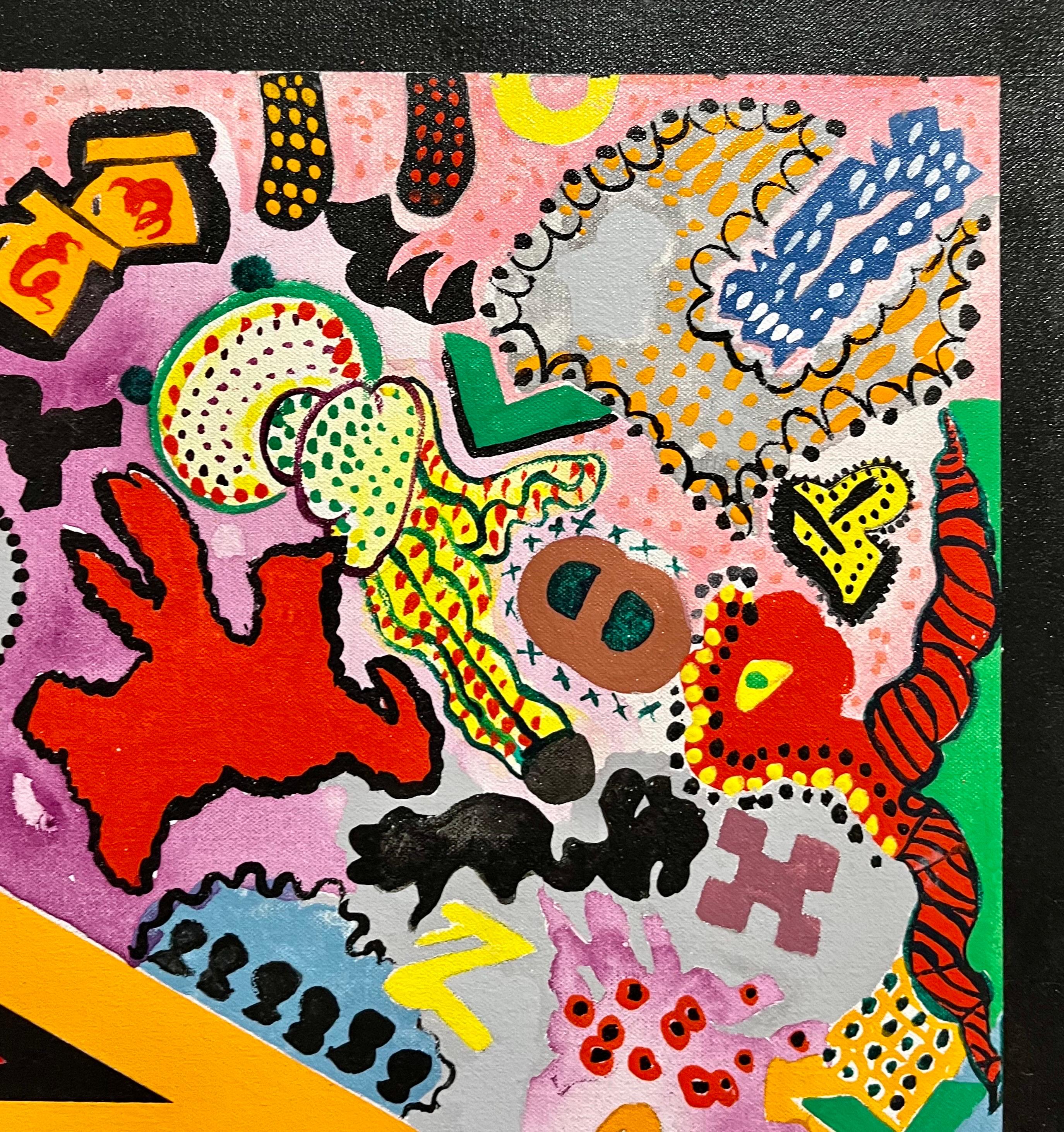 Große gemischte Medien Collage Malerei Great Jewish Feminist Artist Miriam Schapiro im Angebot 2