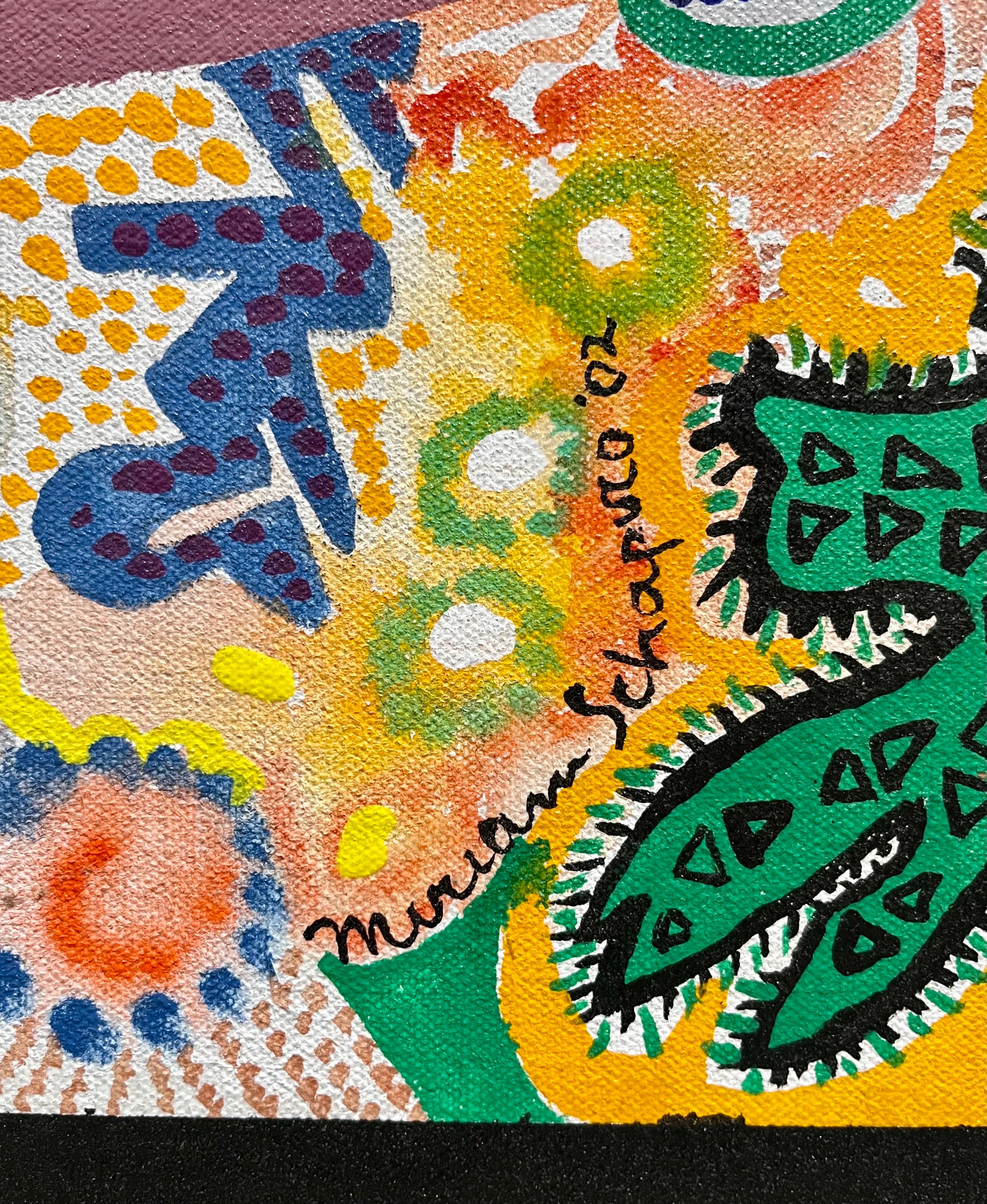 Große gemischte Medien Collage Malerei Great Jewish Feminist Artist Miriam Schapiro im Angebot 8