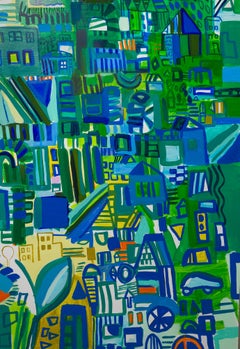 "verde occupato 7" Suggestione di Greene & Greene Architecture in un paesaggio urbano astratto