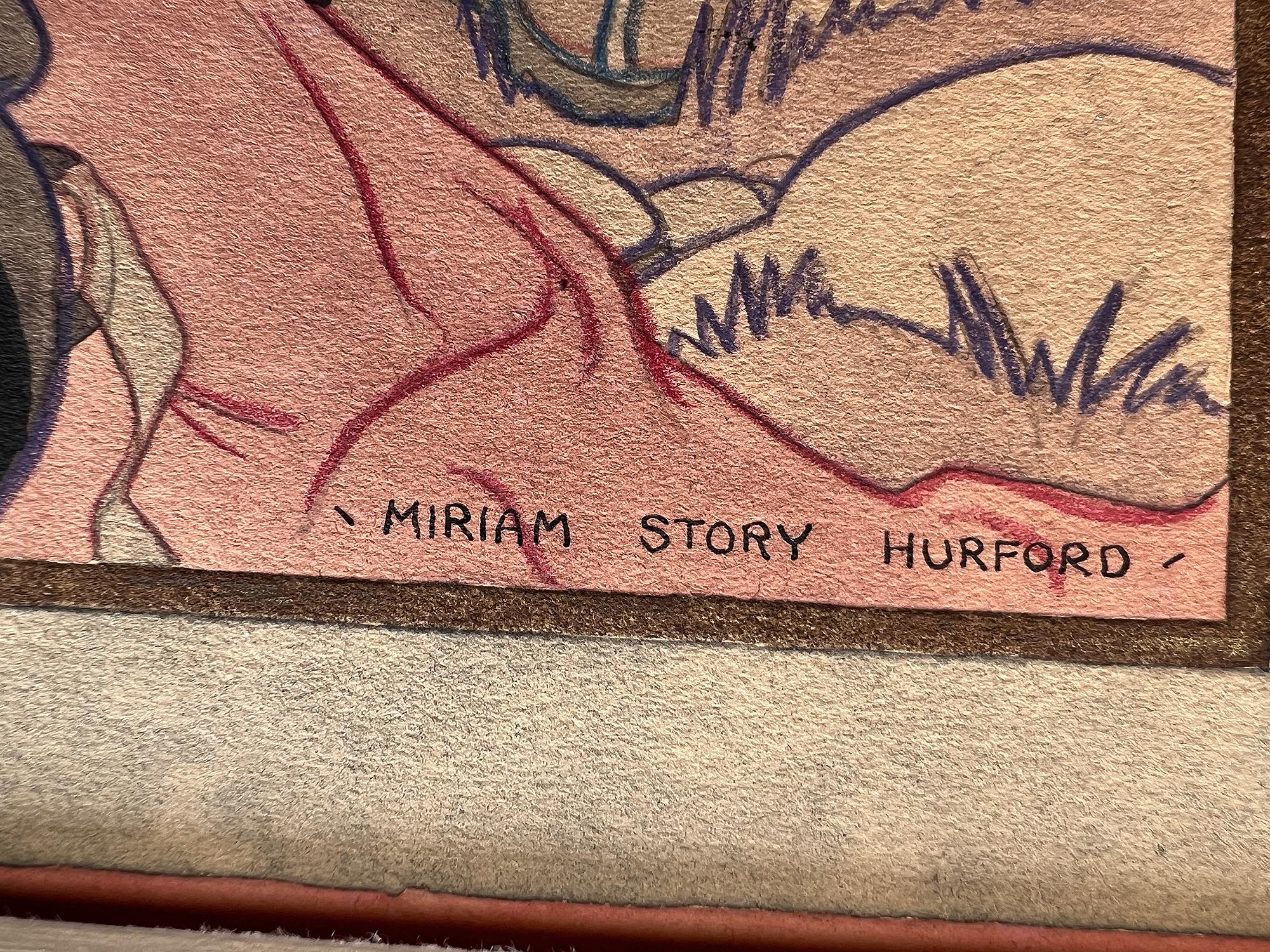 Miriam Story Hurford  war in den 1930er bis 1950er Jahren eine produktive und bedeutende amerikanische Illustratorin.  Sie gestaltete Titelbilder für Frauenzeitschriften, Wohnzeitschriften und religiöse Magazine.  Diese Arbeit zeigt die t  die