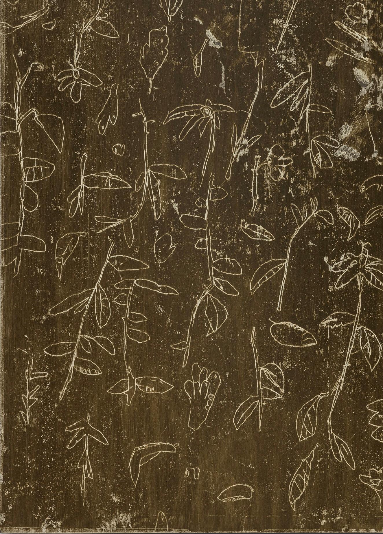 ABSTRACT Mirko Baricchi Oil Gestural Landscapes Flora Earth Tones Mixed media For Sale 1