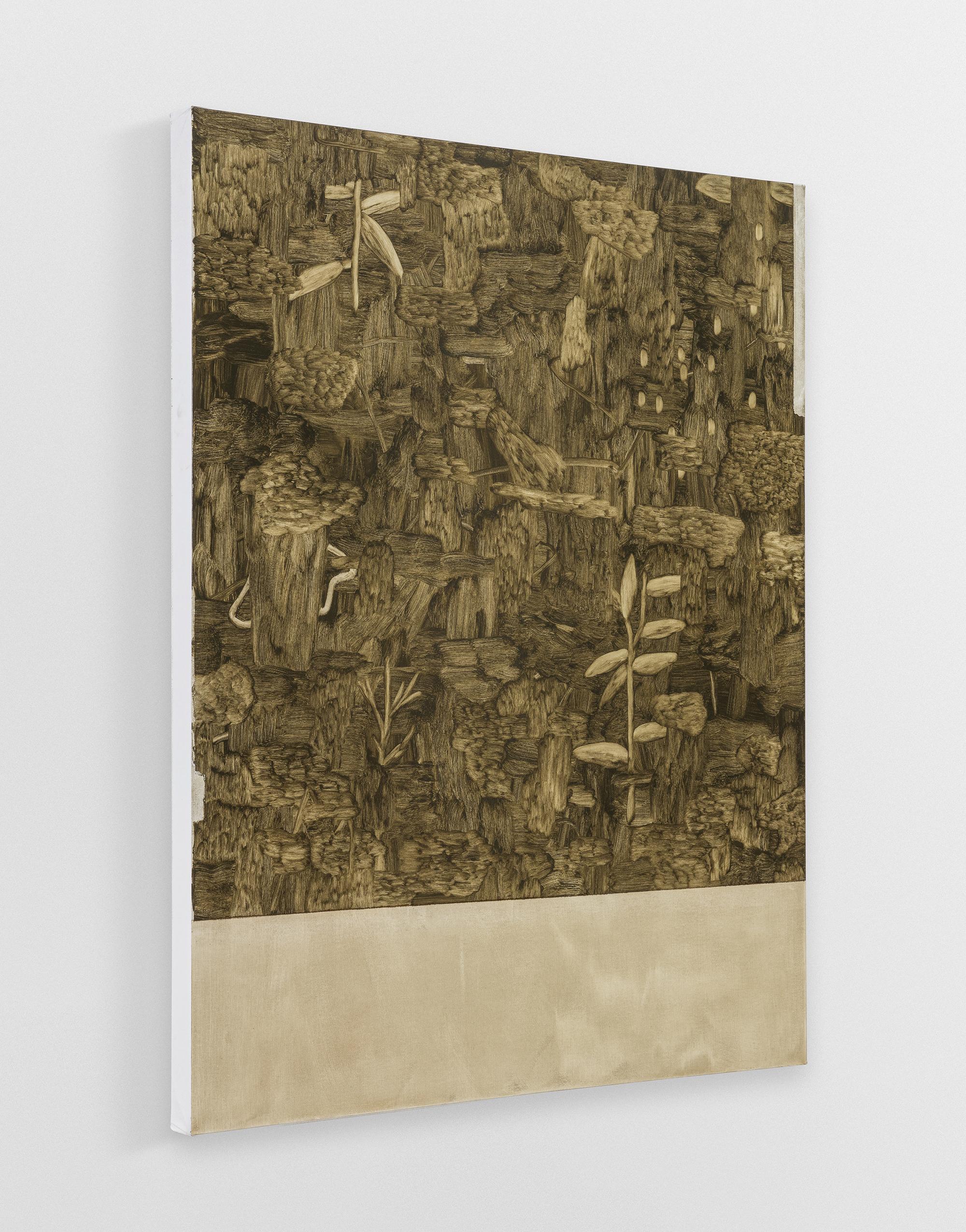 ABSTRACT Mirko Baricchi Oil Gestural Landscapes Flora Earth Tones Mixed media For Sale 2