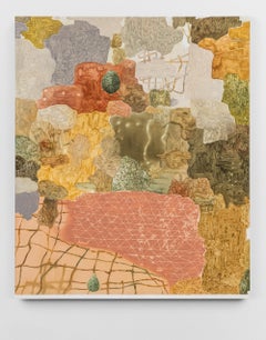 ABSTRACT Mirko Baricchi Huile Paysages gestuels Flore Tons de terre Technique mixte