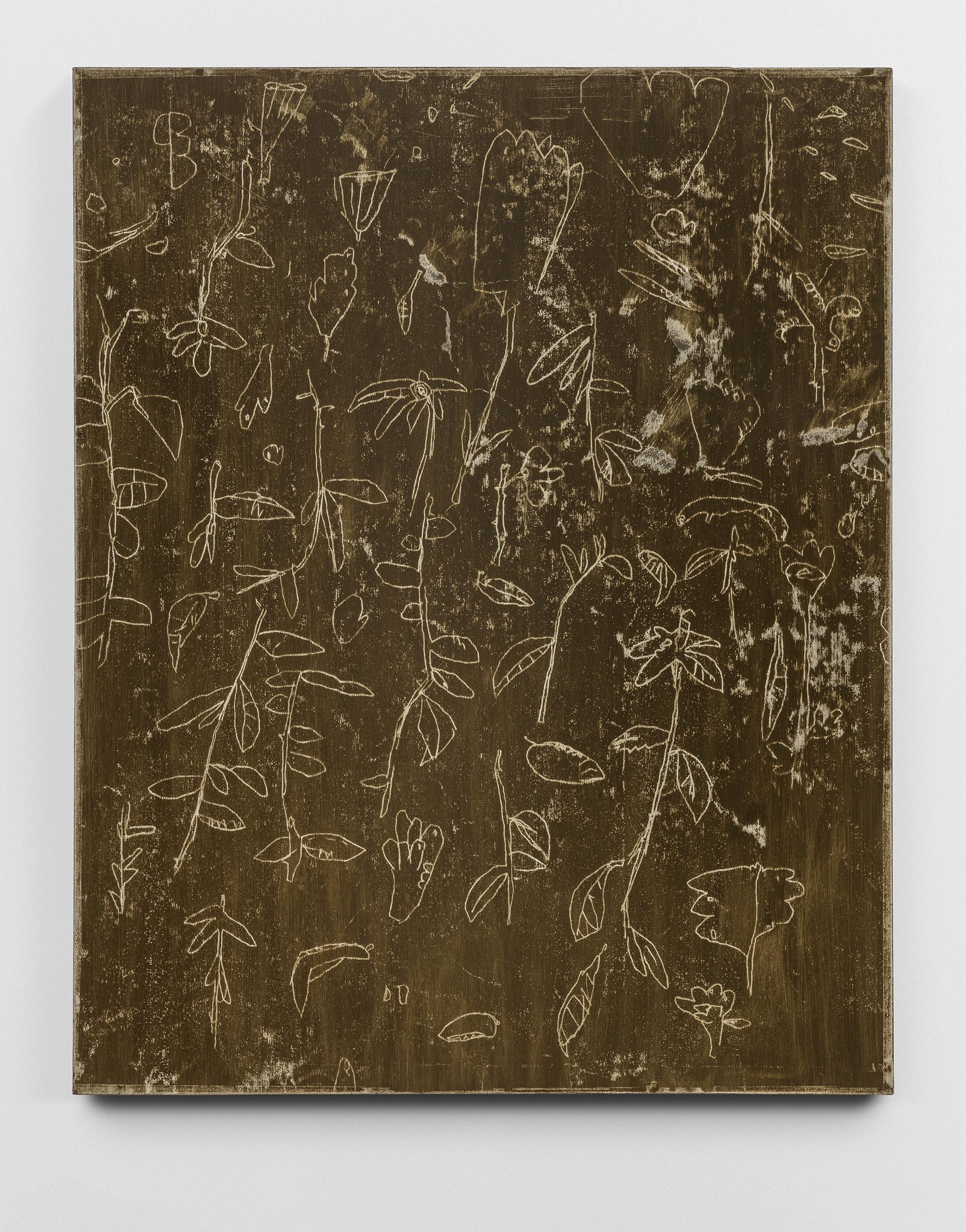 ABSTRACT Mirko Baricchi Oil Gestural Landscapes Flora Earth Tones Mixed media For Sale 3