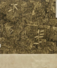 ABSTRACT Mirko Baricchi Oil Gestural Landscapes Flora Earth Tones Mixed media