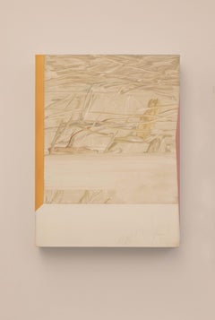 Pittura ad olio astratta di Mirko Baricchi - Composizione minimalista contemporanea