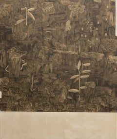 Abstract Oil Painting by Mirko Baricchi – Minimal Contemporary Composition