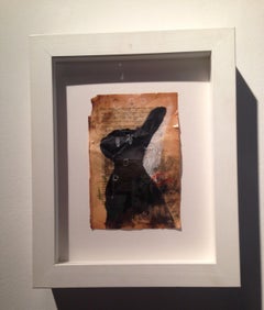 Teca 1 - Black Rabbit - Mirko Baricchi OIl on Book Page