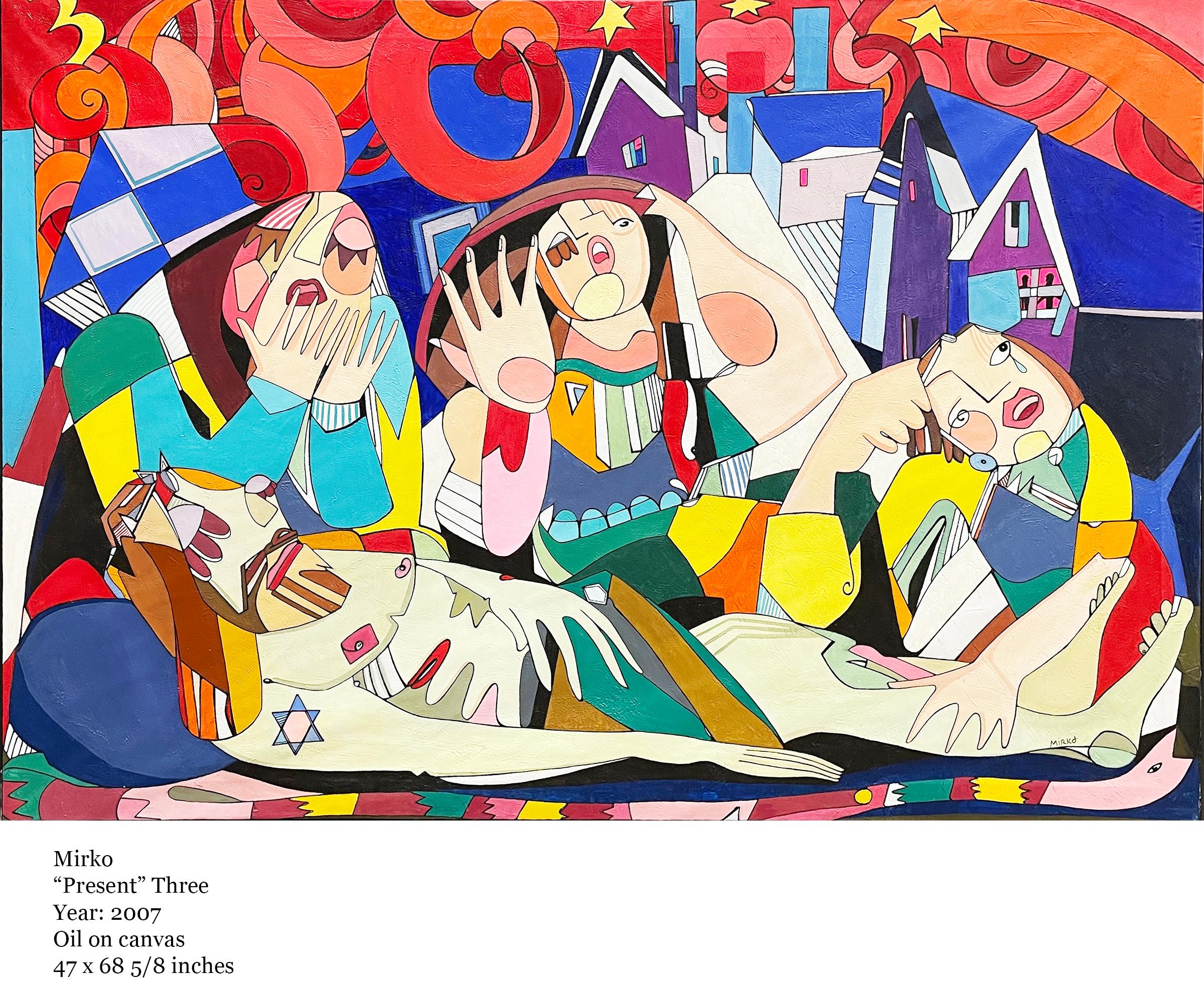 Present Three - Painting by Mirko Guida
