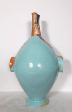 Bacio, scultura in ceramica di Mirkò Guida