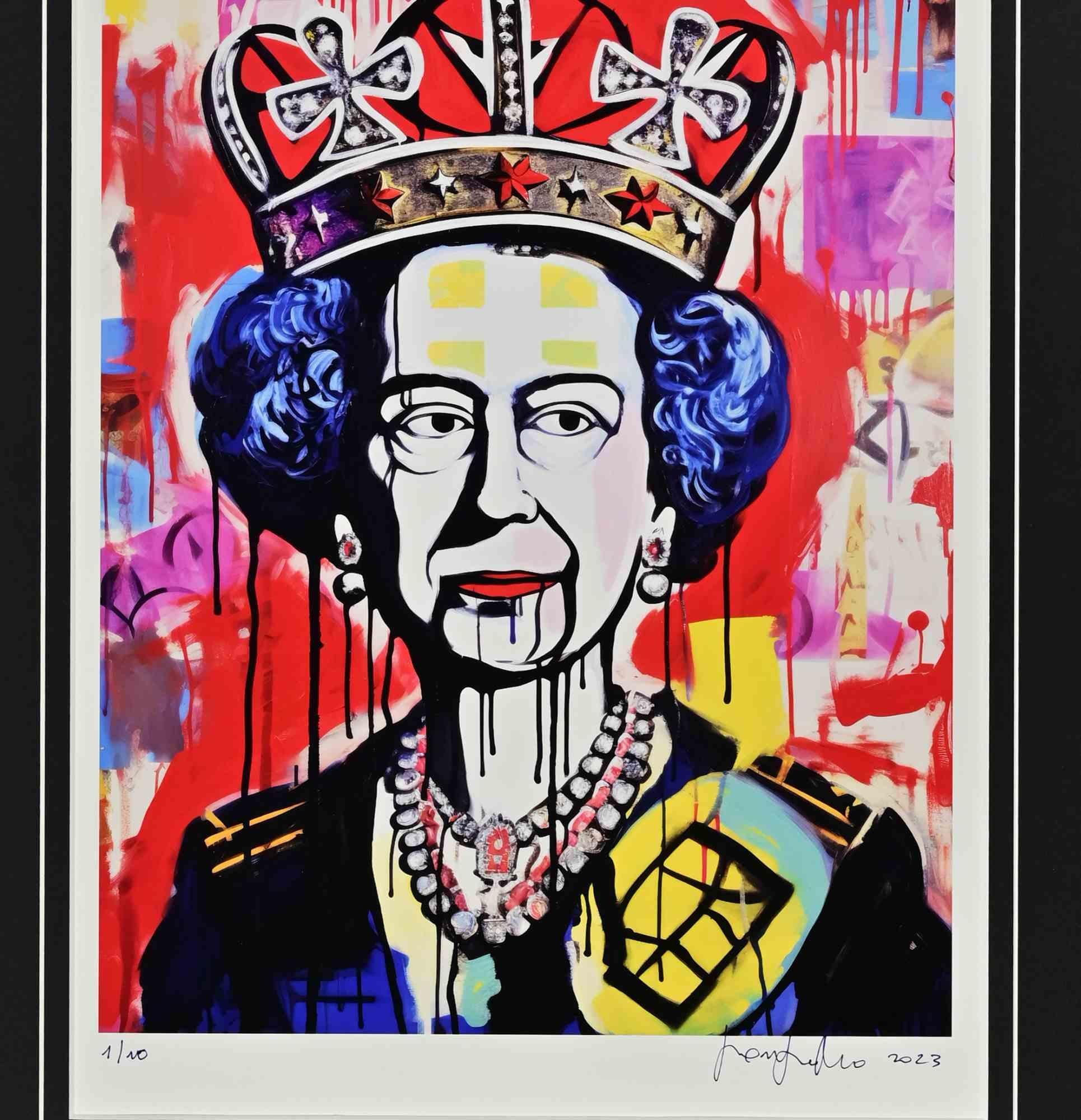 Queen est une impression sur papier réalisée par Mirko Tangherlini en 2023.

Impressions à jet d'encre sur papier Ampa mat.

Signé à la main dans la partie inférieure et numéroté. Édition de 10 tirages.

Très bon état. 

Une œuvre d'art vive et