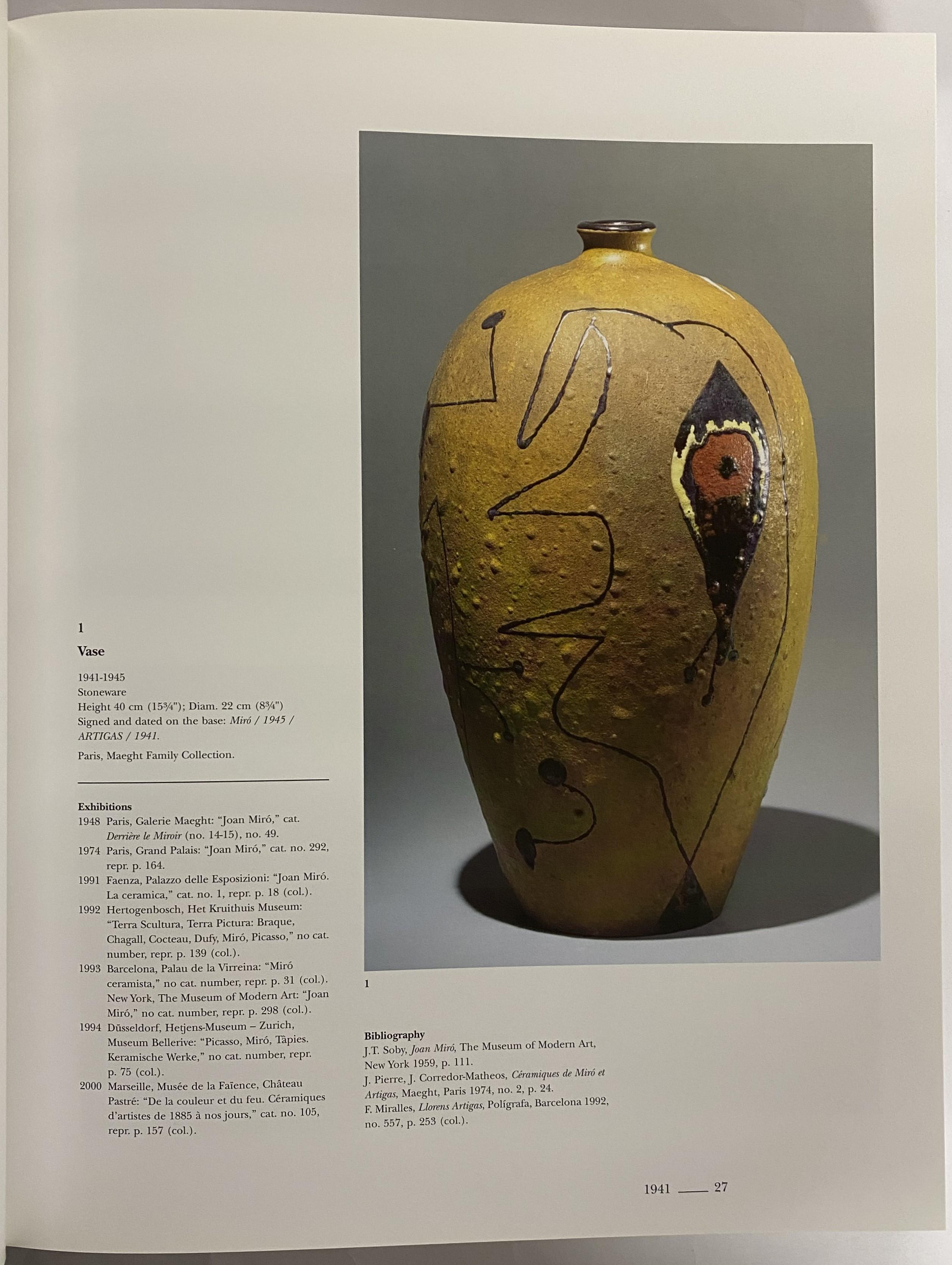  If you think of one of the greatest artists of modernism, Joan Miró, you immediately have some of the characteristic motifs of his painting or graphics present in your mind's eye. Less well known, but no less interesting from an art-historical