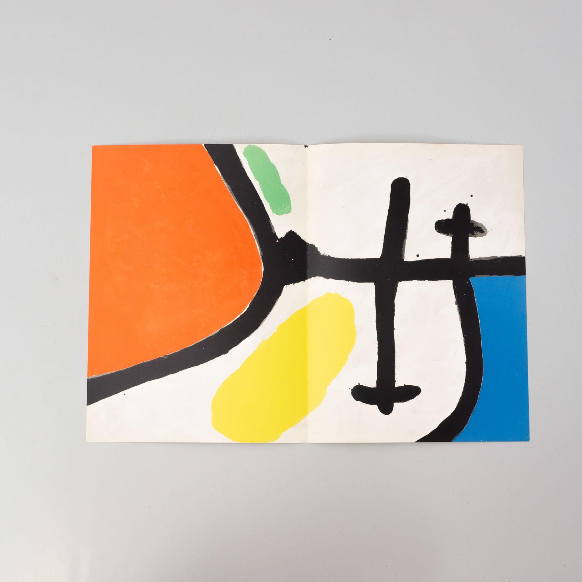 Mid-Century Modern Miro Artist Book 