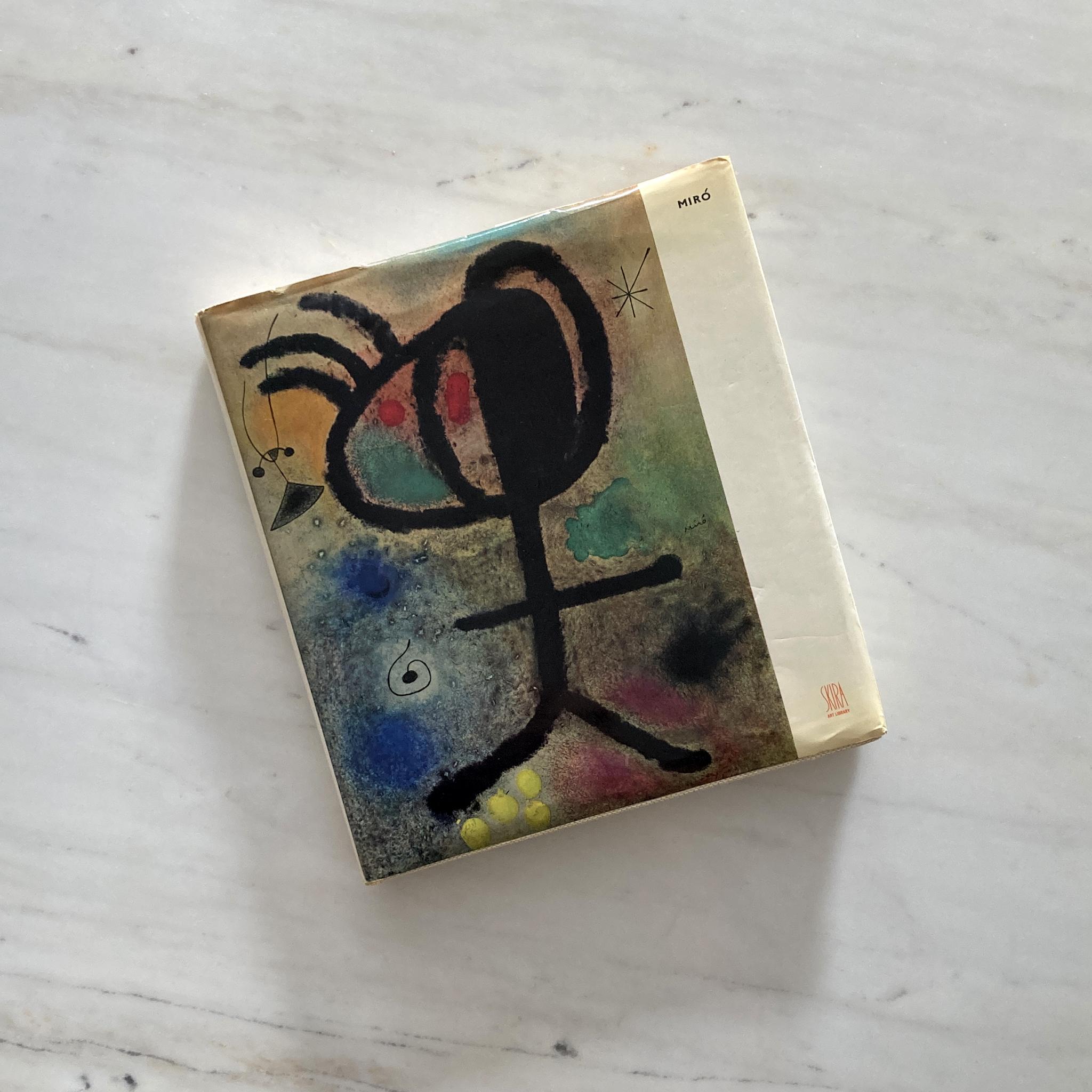 Mid-Century Modern Miro Book by Albert Skira Full Color Plates 1972 For Sale