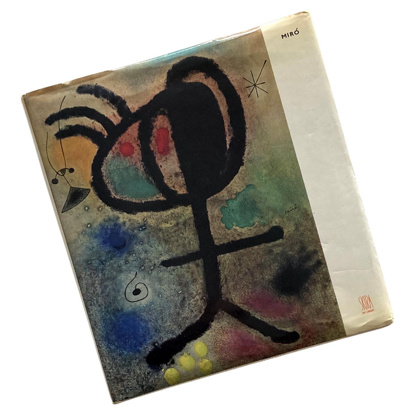 Miro Book by Albert Skira Full Color Plates 1972 For Sale